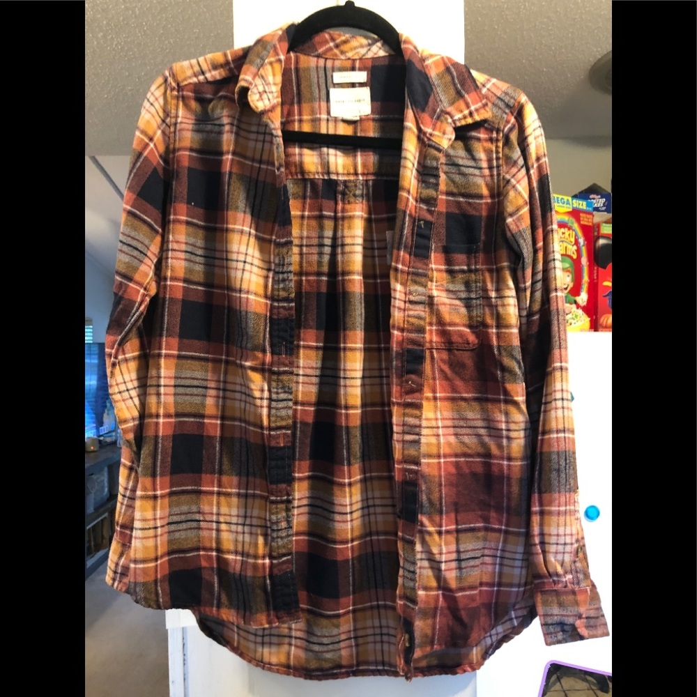 America eagle boyfriend fit flannel XS